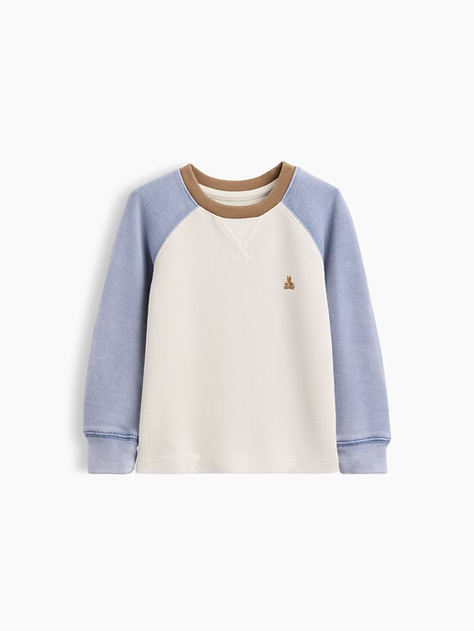 Baby & Toddler Textured Crewneck T-Shirt